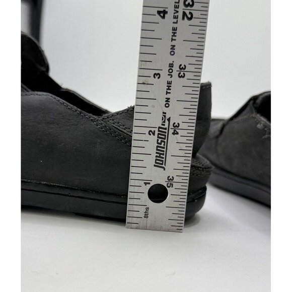 Olukai Moloa Boys Youth‎ Black Leather Slip On Casual Loafers Size 4 See Photos - Picture 7 of 10